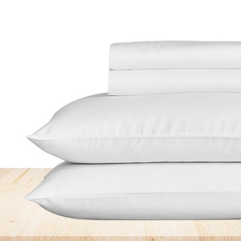 Standard Pillow, USA Organic & USA-grown Cotton, Adjustable Loft White Percale