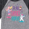 Boys' JoJo Siwa Play Dance Repeat  - Athletic Heather/Heather Black - X-Large - 2 of 4