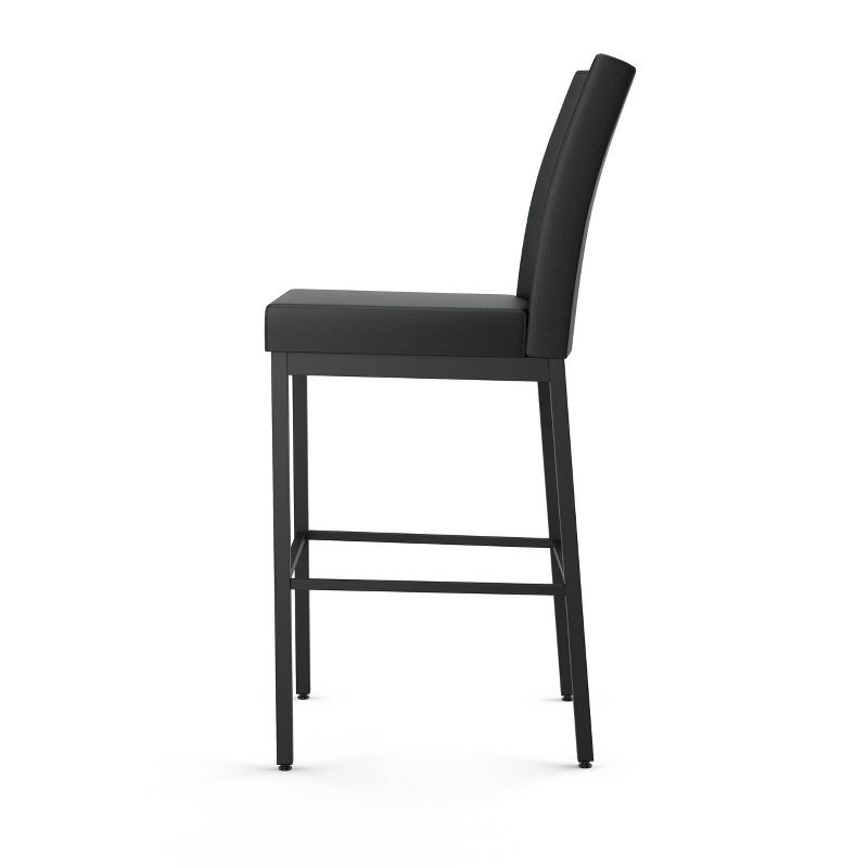 Amisco Perry Upholstered Barstool Black, 4 of 8
