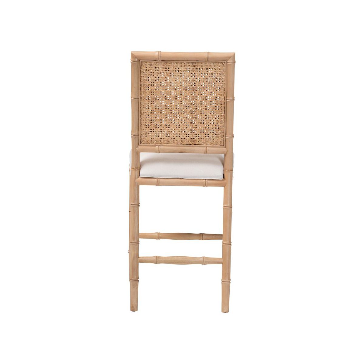 bali & pari,Sandy Wood & Rattan Counter Stool - thumbnail 4