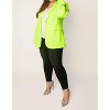Women's Button Front Blazer - GEEGEE - 3 of 4