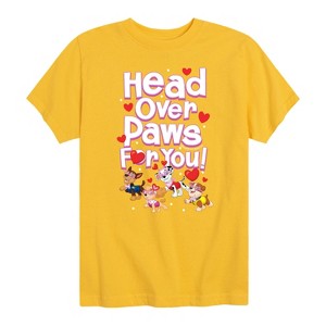 Boys' - Paw Patrol - Head Over Paws For You Short Sleeve Graphic T-Shirt - 1 of 4