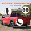 VEVOR Truck Rack, 46-71inch Extendable Truck Ladder Rack, 800 lbs Capacity Steel Ladder Rack for Truck with Non-Drilling J-bolts, Black - 4 of 4