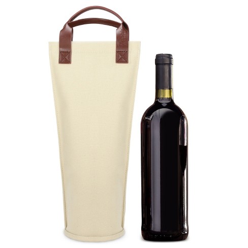 Tirrinia Wine Gift Bag, Insulated Padded Thermal Single Wine Bottle ...