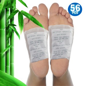 5 Star Super Deals Japanese Deluxe Foot Pads – Natural Bamboo Vinegar & Charcoal for Overnight Wellness, 28 Pads + Adhesives - 1 of 4