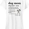 Women's - 101 Dalmatians - Dog Mom Definition Short Sleeve Graphic T-Shirt - 2 of 4