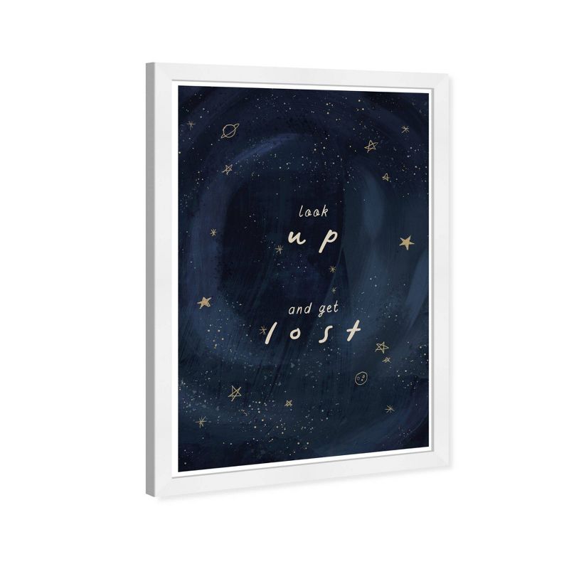 15&#34; x 21&#34; Look Up And Get Lost Astronomy and Space Framed Art Print - Wynwood Studio, 2 of 7