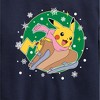 Boys' - Pokémon - Pikachu Sled Graphic Long Sleeve Fleece Sweatshirt - 2 of 4