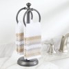 mDesign Metal Fingertip Towel Holder for Bath Vanity Countertop - image 3 of 4
