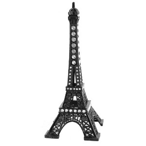 Unique Bargains Metal Household Desk Miniature Statue Eiffel Tower Model Souvenir Decor - 1 of 3