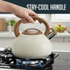 2.5qt Whistling Tea Kettle, Fast Boil Tea Pot with Heat Resistant Handle, Tapered Marble Finish, Durable Stainless Steel Tea Kettles for Stovetops - 2 of 4