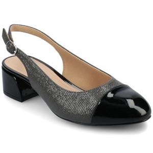 Journee Women's Sammie Medium and Wide Width Pumps - 1 of 4
