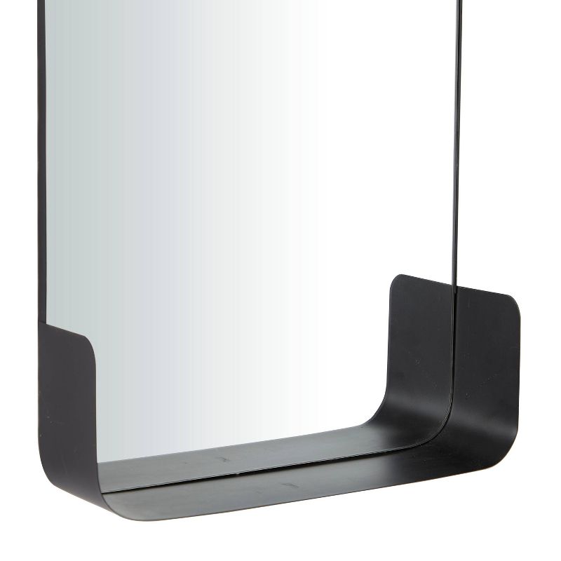 Metal 1 Shelf Wall Mirror - CosmoLiving by Cosmopolitan, 4 of 6