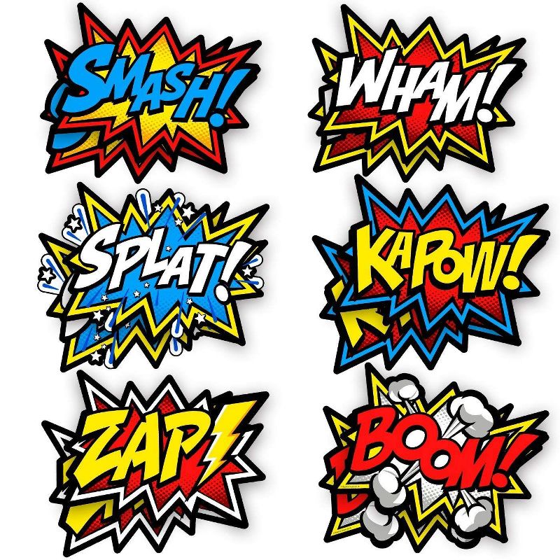 Bigtime Signs 12"x16" Super Heros Word Cutouts 12 pieces, 1 of 5