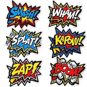 Bigtime Signs 12"x16" Super Heros Word Cutouts 12 pieces