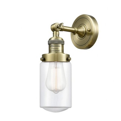Dover - 1 Light Wall Sconce In Traditional Style-12.75 Inches Tall and 4.5 Inches Wide