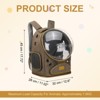 Unique Bargains Pet Portable Travel Backpack for Small Pet with Transparent Cover 1 Pc - 2 of 4