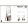 NicBex 71"x31.4" Full Length Mirror for Bedroom,Floor Mounted Wall Mirror with Wood Frame,Floor Mirror for Living Room,Entryway,Cloakroom - 3 of 4