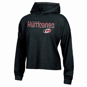 NHL Carolina Hurricanes Women's Dark Fleece Hooded Sweatshirt - 1 of 3