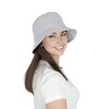 Anna-Kaci Bucket Hat Wide Brim UV Protection Lightweight Packable Outdoor Sun Hat with Adjustable Chin Strap - 3 of 4