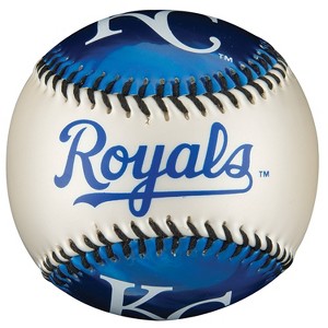 MLB Kansas City Royals Soft Strike Baseball: Foam Fill, Ages 6+ - 1 of 2
