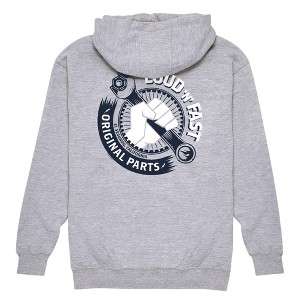 Men's Hot Wheels Loud N Fast Graphic Fleece Pullover Hoodie