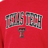NCAA Texas Tech Red Raiders Men's Heathered Crew Neck Fleece Sweatshirt - 3 of 3