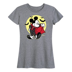 Women's - Disney - Vampire Mickey Short Sleeve Graphic T-Shirt - 1 of 4