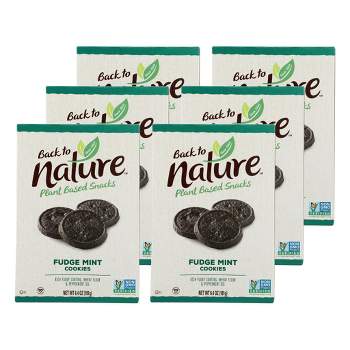 Back To Nature Fudge Mint Cookies - Case of 6/6.4 oz