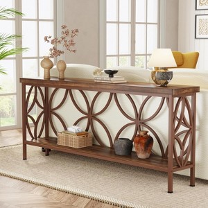 Tribesigns 70.86-Inch Narrow Sofa Table with Storage - 1 of 4