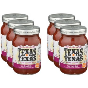 Texas Texas Taco Truck Style Medium Salsa - Case of 6 - 16 oz - 1 of 2