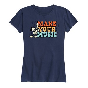 Women's - Disney - Make Your Music Short Sleeve Graphic T-Shirt - 1 of 4