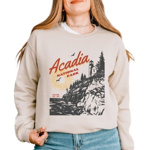 Simply Sage Market Acadia National Park Maine Est. 1919 Sweatshirt - 1 of 4