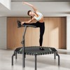 54.5" Mini Fitness Trampoline Indoor Rebounder with Handle - 2 of 4