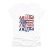 Simply Sage Market America Wave Stacked Coquette Short Sleeve Tee - 2 of 4