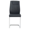 NicBex Dining Chairs Set of 4 Upholstered Chair Faux Leather Padded Seat with Metal Legs Design for Kitchen, Living Room, Bedroom - 4 of 4
