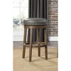 NicBex Set of 2 Bar Stools for Kitchen Island,Counter Bar Stools with Solid Wood Frame,Bar Chairs for Dining Rooms,Kitchens Islands,Brown Gray - 2 of 4