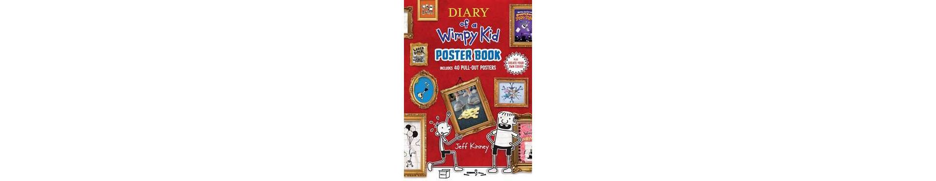 Wimpy Kid Poster Book - by Jeff Kinney (Hardcover)