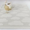 Balta Rugs Cumulus Geometric Premium Carved Pattern Rectangle Kids' Area Rug Cream - 2 of 4
