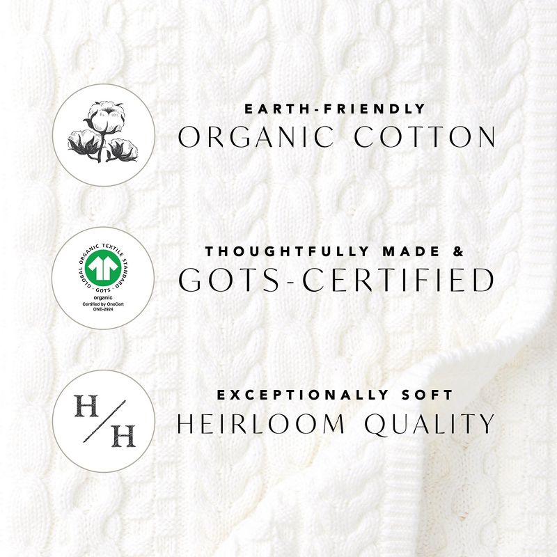 Hope & Henry Baby Organic Cotton Cardigan and Sweater Legging Set, 6 of 7