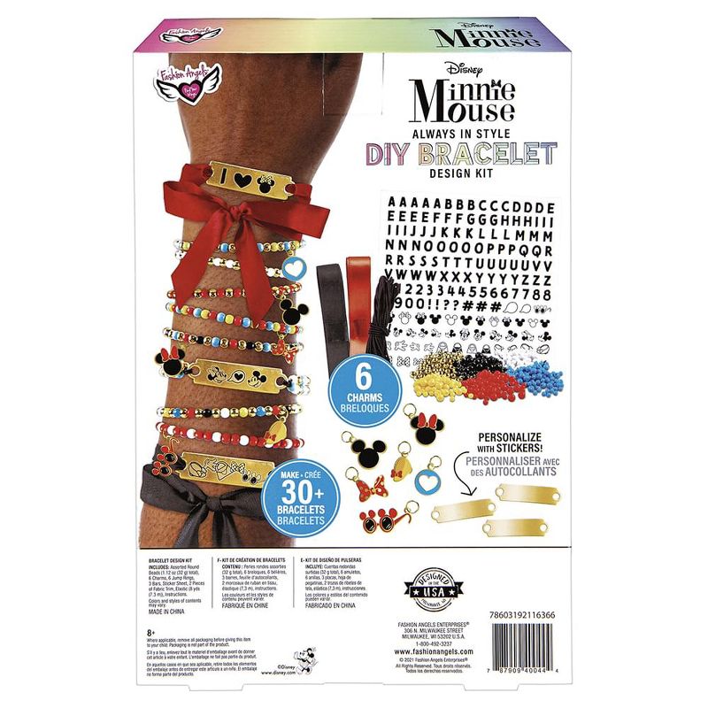 Fashion Angels Fashion Angels Minnie Mouse DIY Bracelet Design Kit with 1000+ Beads, 3 of 4