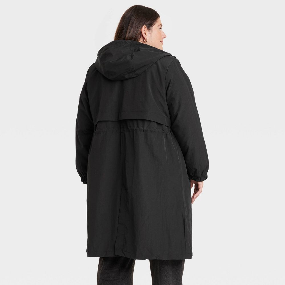 A New Day Women's Plus Winter Trench Rain Coat Jacket A New Day Women's Plus Winter Trench Rain Coat Jacket
