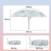 Unique Bargains Compact Umbrella Windproof Folding Lightweight for Travel - 2 of 4