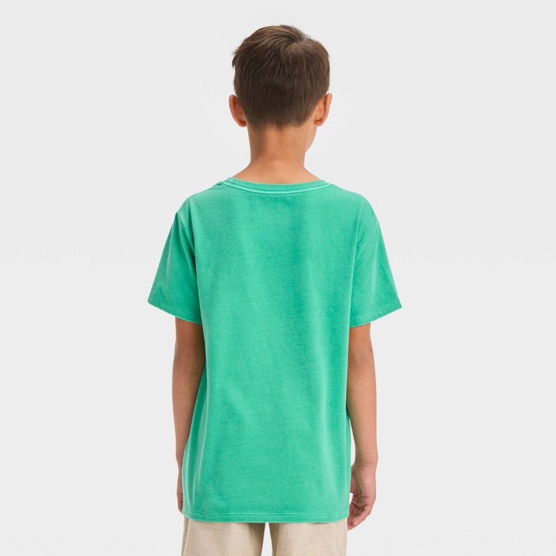 Boys' Short Sleeve Washed T-Shirt - Cat & Jack™, 3 of 5