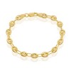 Links of Italy Sterling Silver 6mm Puffed Marina Chain  - Available Sizes: 7  , 16  , 18  , 20  , 22  , 24  Inches - 2 of 3