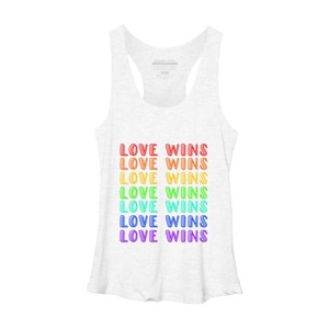 Adult Design By Humans Humans Love Wins Pride Repeat By CNTT668 Racerback Tank Top - 1 of 2