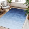 Large Machine Washable Area Rugs 10x13 Modern Ombre Living Room Rugs with Non-Slip Backing, Non-Shedding Gradient Color Accent Rugs - 2 of 4