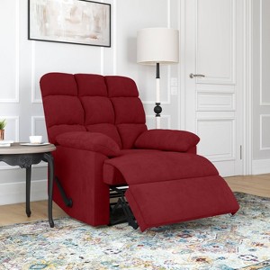 Microfiber Wall Hugger Side Lever Recliner - Prolounger - 1 of 4