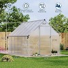 Greenhouse for Outdoors, Heavy-Duty Walk-In Greenhouse Kit with Quick Setup Frame, Roof Vent & Reinforced Structure for Garden Backyard - 2 of 4