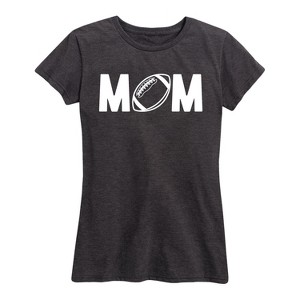 Women's - Instant Message - Mom Football Short Sleeve Graphic T-Shirt - 1 of 4